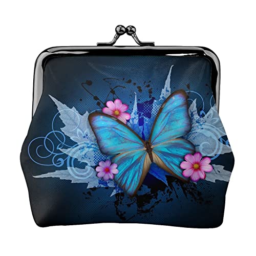 Coin Purse Butterfly For Women Men Wallet Bag Change Pouch Small Size With Kiss-Lock Clasp Closure Buckle Wallet #TOP3