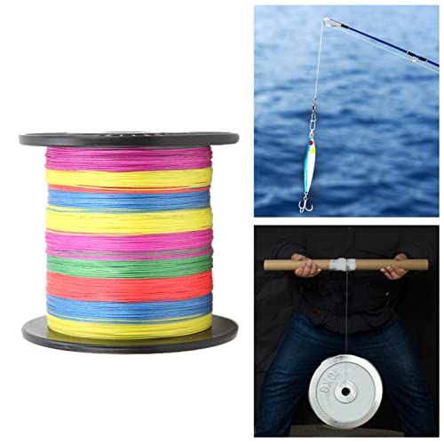 Agatige PE-Angelschnur, 500 m Korrosionsbeständigkeit PE-Geflechtschnur für Süßwasser-Salzwasserfischen – Bild 8