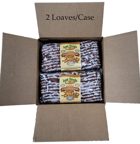 Gourmet Cinnamon Bread | All Natural, Sweet, Delicious, Moist, Unsliced,