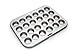 Fox Run 4866 Mini Muffin Pan, 24 Cup, Stainless Steel