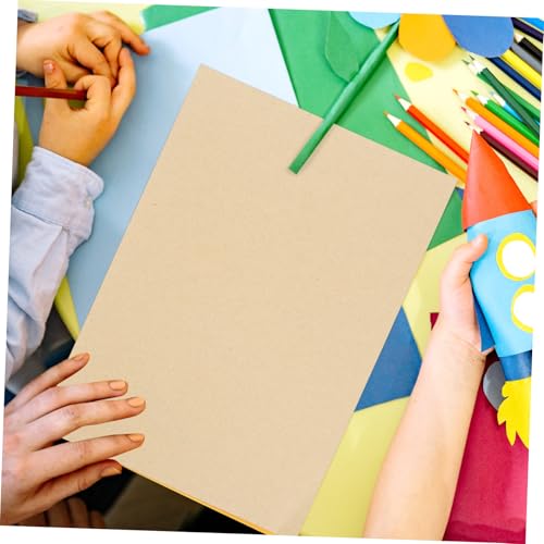 Papier kraft vierge bricolage DIYEAH carton épais format carte postale