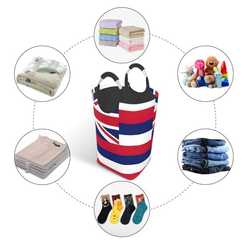 Sac à linge pliable grand volume panière hawaïenne ultra résistante - 6