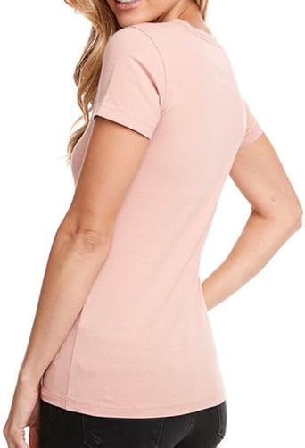 JustBlanks Ladies' Ideal Short Sleeve V-Neck T-Shirt N1540