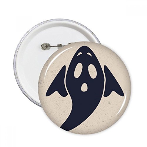 Pins ronde fantôme Halloween pour personnaliser vos vestes de fête XXL