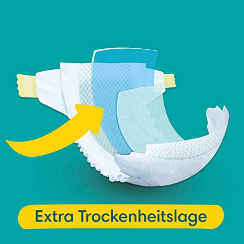 Pampers Windeln Größe 7 (15kg+) Baby-Dry, Extra Large, MONATSBOX, bis zu 12 Stunden Rundum-Auslaufschutz, (1er Pack) 132 Stück – Bild 6
