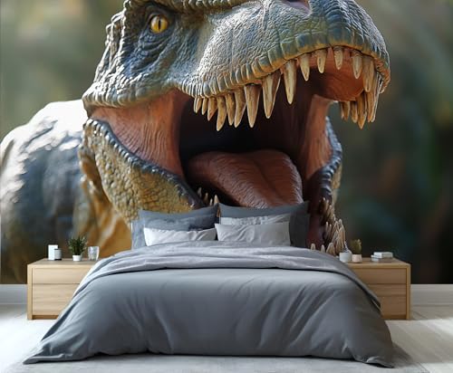 DUPIELU Dinosaurs Wall Mural, Dinosaurs Mural Wallpaper, Boy's Room Wall