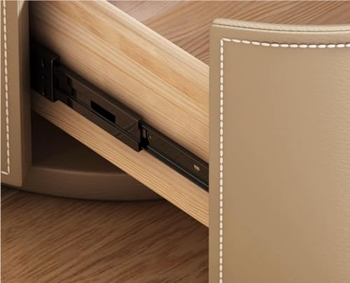 Table de chevet moderne à 2 tiroirs pour chambre à coucher cocooning - 7