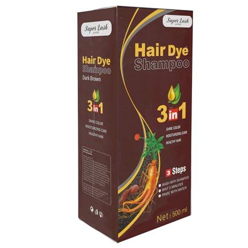 Mei du 3-in-1 Hair Dye Shampoo, 500ml