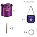 FMTY Singing Bowl 7pcs 6-12Inch A-G Note colored Crystal Singing Bowl with Soft Carrying Bag Mindfulness, Yoga, Spiritual and Body Healing and Energy Cleansing