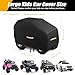 Large Kids Car Cover，Upgraded Power Wheels Covers Waterproof All Weather，Heavy Duty Kids Ride-On Car Cover with Nano Coating,Windproof Buckle and 3 Reflective Strips,Universal Kid Ride-on Accessories