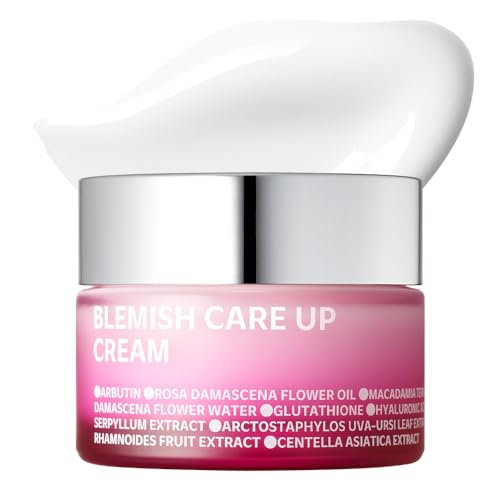ISOI Blemish Care Up Cream, Hydrating & Skin Barrier Care with Bulgarian Rose Oil & 5-Layer Hyaluronic Acid, Korean Skin Care Acne (1.86 fl.oz, 55ml)