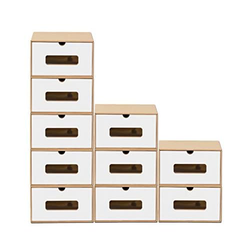 Lenzen hochwertiges Schuhputzset, 5 Teile, bestehend aus 2 Polierbürsten, 2 Tiegelbürsten und 1 Reinigungsbürste 3 BigDean 10er Boxen-Set mit Sichtfenster & Schublade - Pappkarton aus Kraftpapier - Schuhbox Spielzeug-Box Aufbewahrung für Zubehör & Accessoires