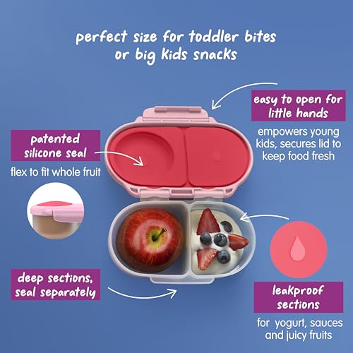 Image of b.box Snack Box, Snack Containers for Kids, Kids Lunch Box, Toddler Snacks