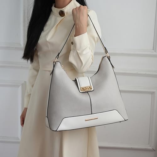 Image of MKF Collection Hobo Bag for Women & Wristlet Wallet Set, Vegan Leather Handbag Purse Set, Shoulder bags by Mia K