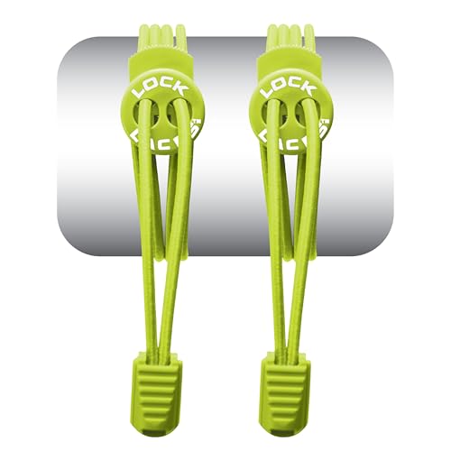 Image of Lock Laces - Elastic No Tie Shoelaces 1 Size Fits All for Kids Adults Tieless Shoe Laces Tennis Shoes Sneakers