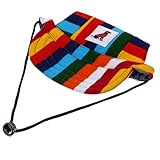 iplusmile 調節可能ペット用野球帽 犬用日よけ帽子 通気性ストライプ柄 耳付き 小中型犬向け 外線カット アウトドア散歩用