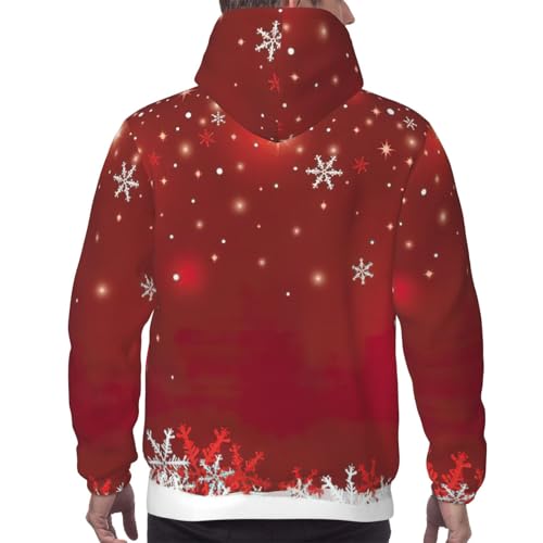 Sweat à capuche Noël homme pull polyester sport vêtement décontracté EdWal