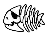 ecusson brodé poisson Brodé Patche écusson os poisson patch brodé thermocollant arettes fish bones