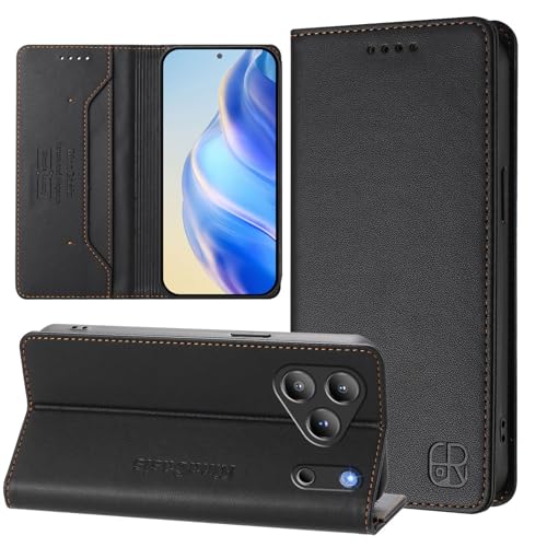 �X�}�z�P�[�X �Ή��@�� for Blackview Wave 7C �X�}�z�P�[�X�y�J�[�h�z���_�[�E�E�H���b�g�E�}�O�l�b�g�o�b�N���E�t���b�v�E�X�^���h�@�\�t���zBlack