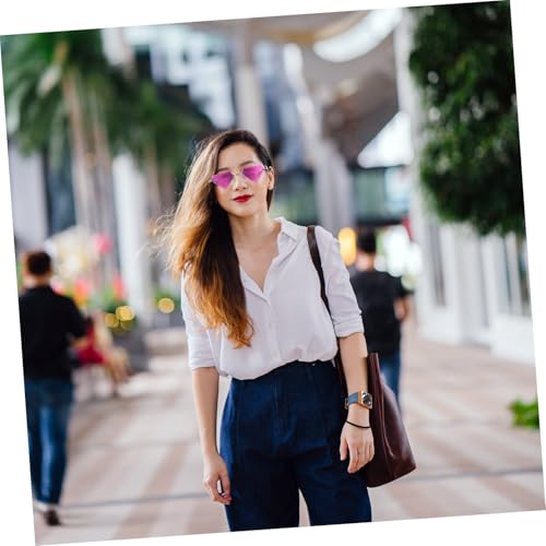 Lunettes en forme de diamant sans monture au style unique pour un look tendance - 6