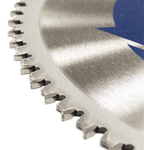 Benchmark Abrasives 10" Tct Saw Blades, Tungsten Carbide Tipped Circular Metal Cutting Saw Blades For Steel, Stainless Steel, Nickel, Titanium, Ferrous Metals, Steel Pipe (10" 80 Teeth) #TOP1