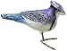 Old World Christmas Stylized Blue Jay Glass Blown Ornament