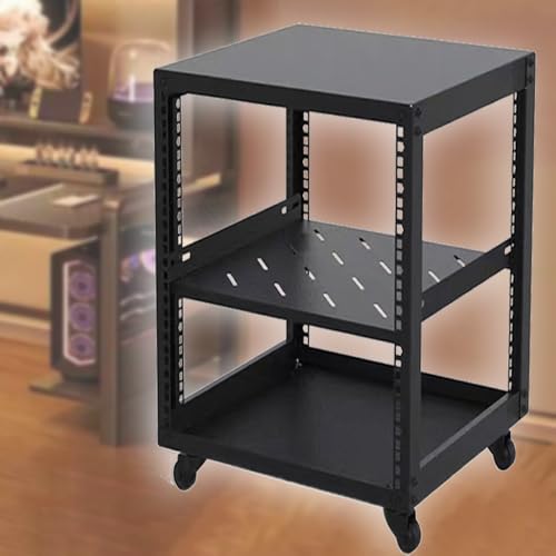 Support audio robuste et meuble de composants HiFi mobile pour stopper le désordre