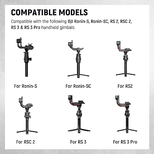NEEWER Dual Handgrip Compatible with DJI RS4 RS4 Pro RS3 RS3 Pro RS2 RSC2 Ronin S SC Gimbal - Image 2