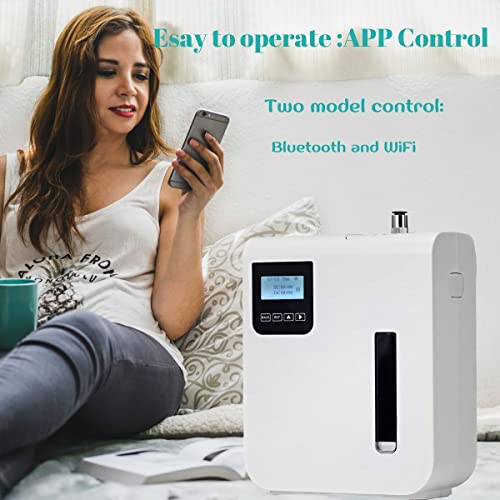 Usmlmoot Smart Scent Air Machine For Home - Waterless Essential Oil Diffuser With Cold Air Nebulizing Technology, Hvac Scent Diffuser 300Ml For Large Room, Professional Nebulizer Cover Up To 1500 Sf. #TOP2