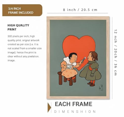 Image of BLINKART Wiliam Moris Aesthetic Modern Art Walls With Frame | Natural Wood Texture | Living Room Bedroom Office Wall Decoration | Poster Home Decor Frames Wall Bedroom | 12x8 Inches (D396)