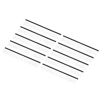 PATIKIL Packung mit 10 DIP Pin Header einreihiger 40P 19mm Länge Verkupfert für PCB
