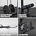 Titan Fitness Plate-Loaded LAT Tower, Rated 400 LB, Specialty Upper Body Machine, LAT Pulldown and Low Row Cable Machine for Home Gym, Shoulder and Back Workout Equipment