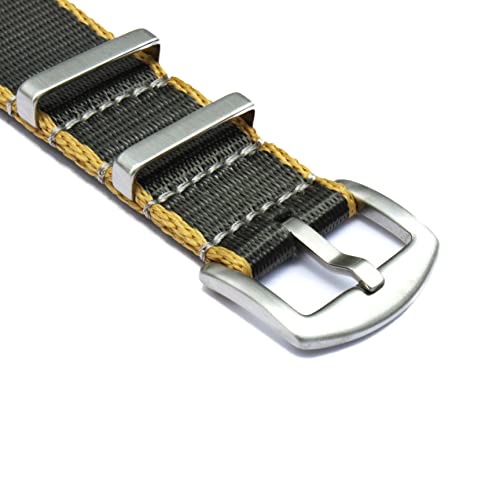 Image of WAMD Seat Belt NATO Watch Straps /Bands - 18mm,20mm,22mm and 24mm Nylon Watch Straps for Watches - Multicolour Options