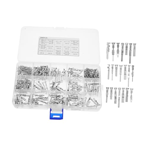 Kit connecteurs électriques broches voiture moto cosses à sertir mâles femelles 290 pièces