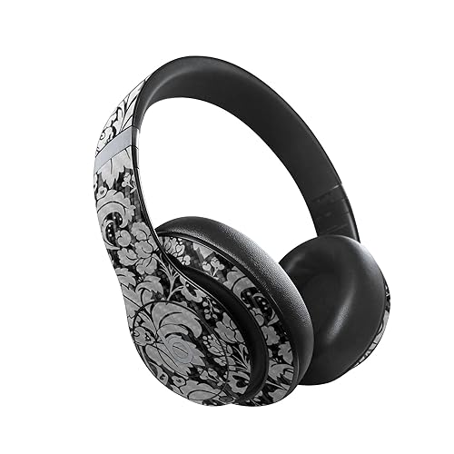 Image of MightySkins Carbon Fiber Skin Compatible with Beats Studio Pro - Floral Retro | Protective, Durable Textured Carbon Fiber Finish | Easy to Apply
