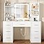 White 4 Drawers Vanity