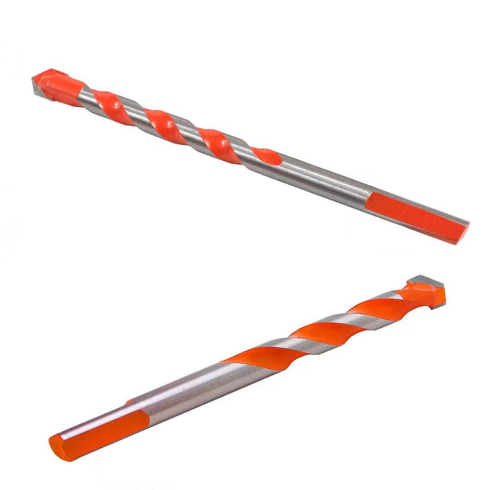 6-12mm Triangolo filettato in acciaio al tungsteno per piastrelle da parete Punta per calcestruzzo Marmo domestico Overlord Trapano elettrico a mano diamantato, 10mm 5 pezzi