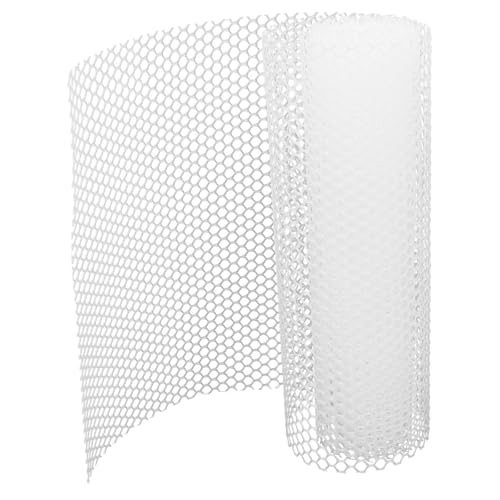 MINAOLULUS Gartenzaun Kunststoff 0,4x3m Weiß Flexibles...