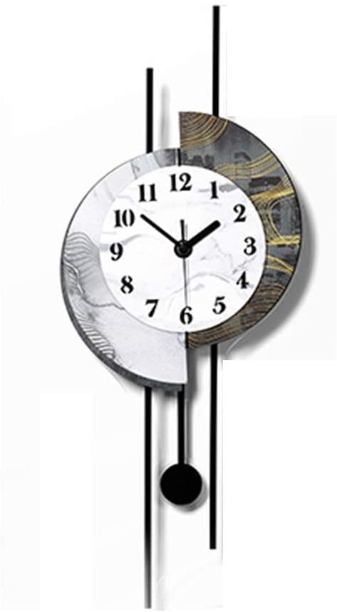 Horloge murale salon en acrylique avec chiffres ajourés et lisibles