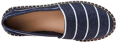 Espadrilles für Damen von The Drop in Lila, Flach und Gestreift