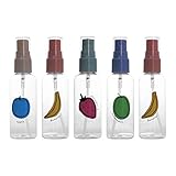 NIYANGLE 1 Satz Cartoon Kosmetik Sprühflasche Nachfüllbare Flasche Mit Druckpumpe Lustiges Design Auslaufsicher Für Kosmetikaufbewahrung Und Reisen 5 Stück
