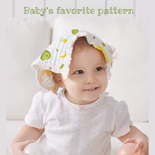 Image of Baby Muslin Washcloths | Soft Face Towels for Newborns with Sensitive Skin | Shower Gift for Baby Registry - 11.5x11.5 inch (29x29cm)