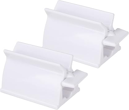 LONGFITE Toothpaste Squeezer Roller and Dispenser Large Stand Holder Multipurpose for Tube Items, 2 Pack