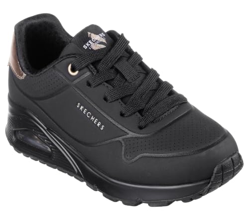 Image of Skechers Girl Uno Gen1 Shimmer Away Lace Up Shoe