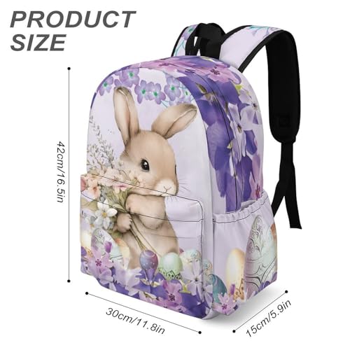 Bunny Backpack 17 Inch Cartoon Bunny Backpack Large Capacity Daily Commuter3