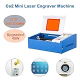 Orion Motor Tech Upgraded 40W CO2 Laser Engraving Cutting Machine, 12