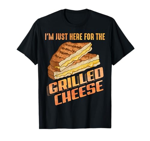 Grilled Cheese Design For Men Women Grilled Cheese Sandwich T-Shirt