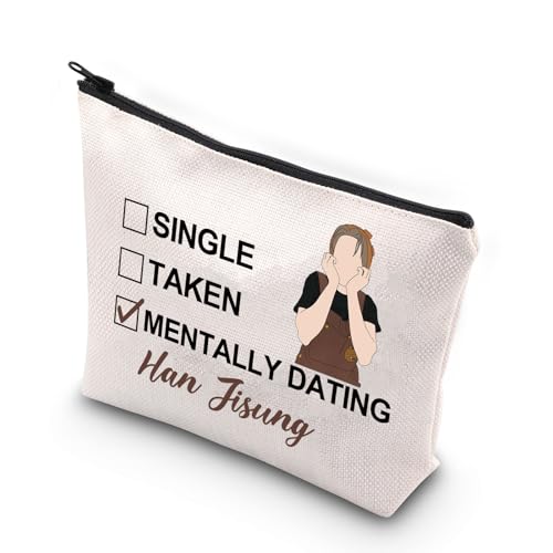 SKZ Han Makeup Bag SKZ Quokka Gifts Single Taken Mentally Dating with Han Gifts SKZ Member Gifts (HAN UK)
