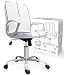 Smugchair Office Ergonomic Office Chair Executive Bonded Leather Computer Chair,White
