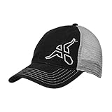 Offizielles Wrangler-Produkt Wrangler Men\'s 6 Panel Twill, Mesh Back Cap, Black